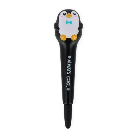 Legami - Penna Gel Antistress Squeezies, Tema Penguin