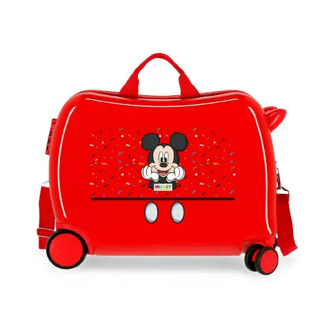Valigia Cavalcabile Bambini Mickey 50x38x20cm ABS 34L