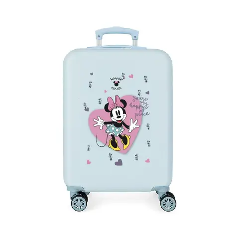 Minnie My Happy Place Trolley Abs 55cm 4 Ruote