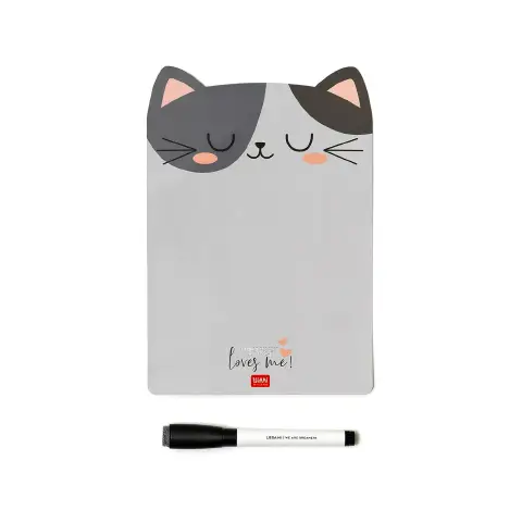 Lavagna Magnetica Kitty Legami Cancellabile con Pennarello