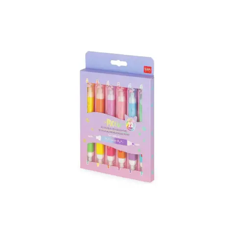 Legami - Set di 6 Evidenziatori Doppia Punta - Kitty