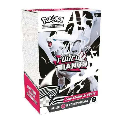 Pokémon GCC Fuoco Bianco – Confezione 6 Buste Espansione