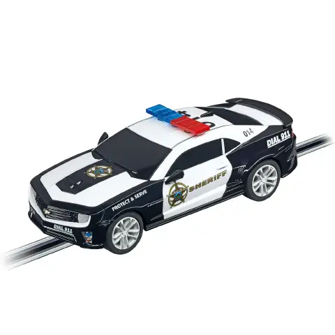 Auto Per Pista Carrera GO!!! Chevrolet Camaro ZL1 Sheriff 1:43 con Luci