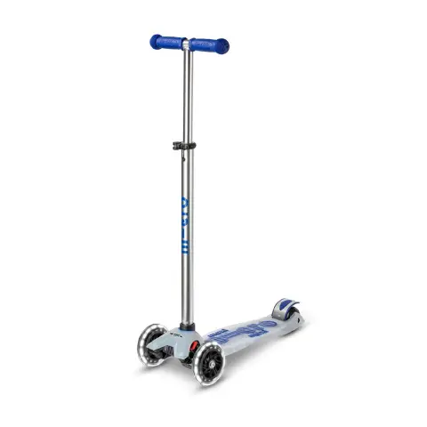 Monopattino Maxi Micro Deluxe Flux LED Blu 3 Ruote