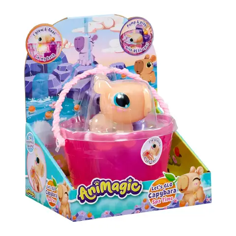AniMagic Let’s Glo Capybara Spa Time – Giocattolo Interattivo Luminoso