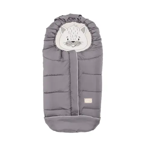 Junior Puppies Thermal Bag for Stroller Light Grey Moovo By Nuvita