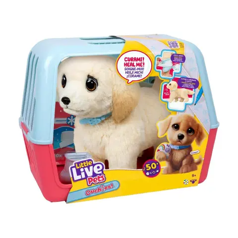 Little Live Pets Ouchies Labrador Interattivo con Suoni e Gesso Magico