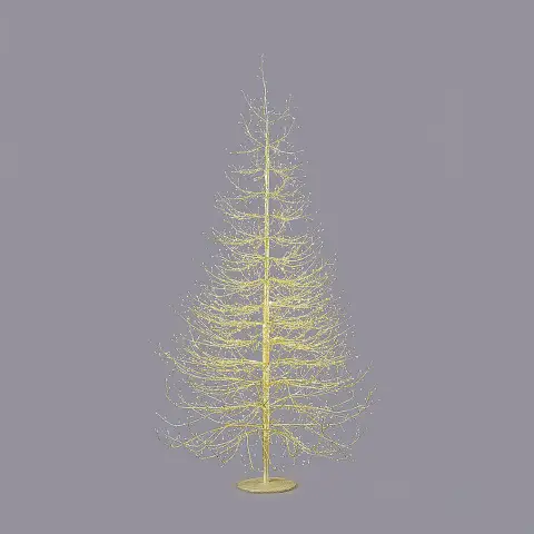 Rich Beech Christmas Tree with 2690 Microled Gold H210cm