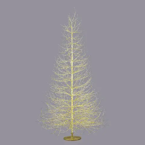 Rich Beech Christmas Tree with 4060 Microled Gold H240cm
