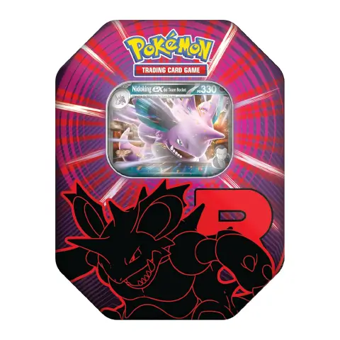 Pokémon GCC Scatola Collezione Team Rocket con Nidoking-ex e 4 Buste