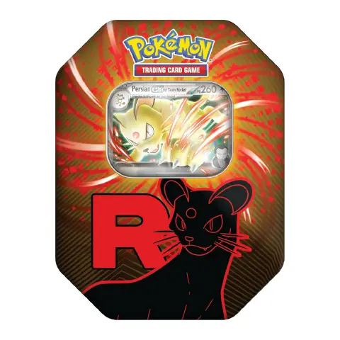 Pokémon GCC Scatola Collezione Team Rocket con Persian-ex e 4 Buste