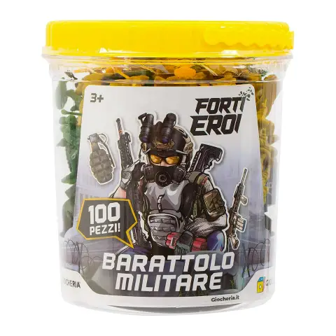 Strong Heroes Military Jar 100 Pieces
