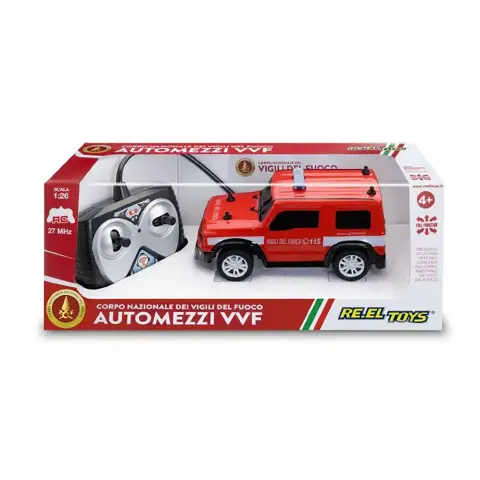Fire Department Off-Road Car - Radio Controlled Suv 1:26