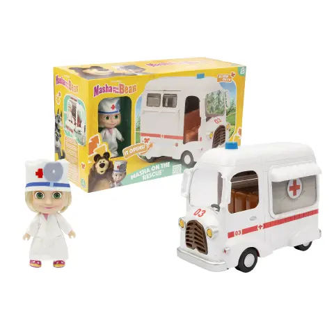 Masha Ambulanza Con Personaggio E Accessori