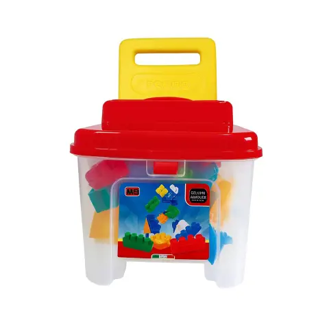 Sediolina Trasparente Con Costruzioni Gran Block