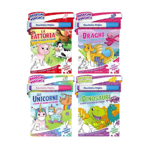 Disegni Magici Libri Con Pennarello Magico Assortiti