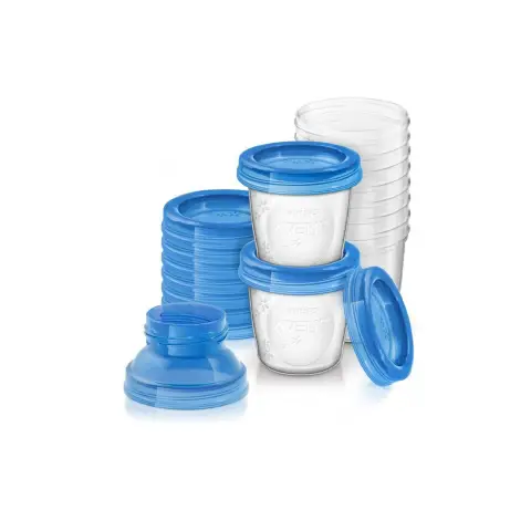 Contenitori per Latte Materno e Cibo Neonati 10 Pezzi