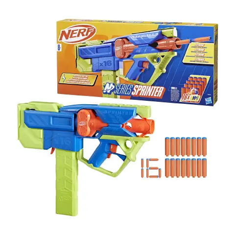 Nerf N Series Sprinter Blaster con 16 Dardi Ufficiali