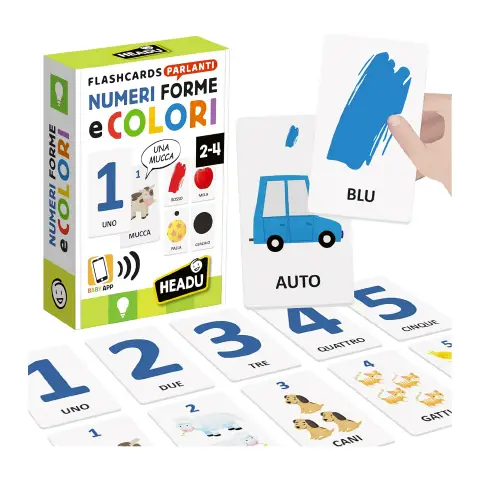 Flashcards Parlanti - Numeri, Forme E Colori