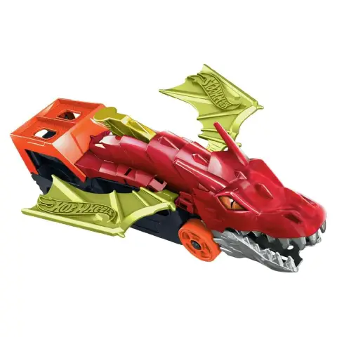 Hot Wheels City Dragon Launch Transporter con Macchinina Inclusa