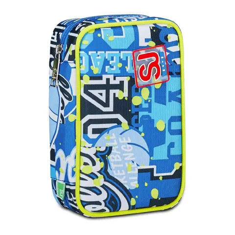 Astuccio Scuola Completo Seven Speed Case  Sj Gang Realbasket Boy