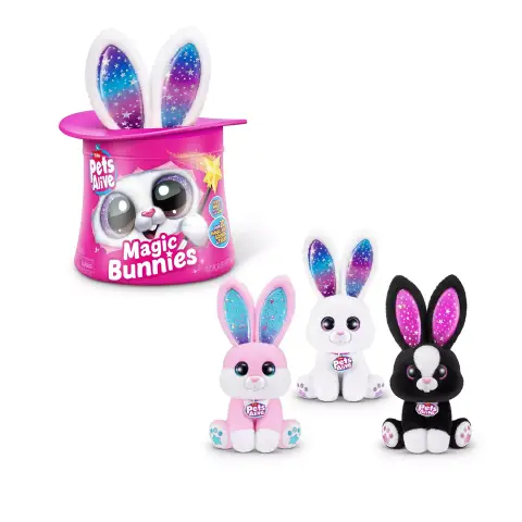 Zuru Magic Bunny Interattivo con Bacchetta Magica e Accessori 35cm