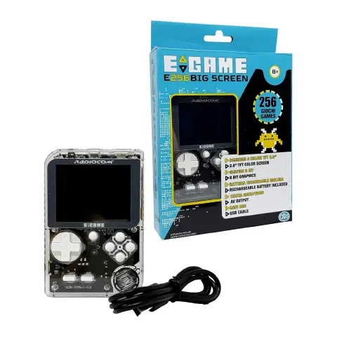 Radiocom - Egame E256 Big Screen Console Di Gioco Portatile
