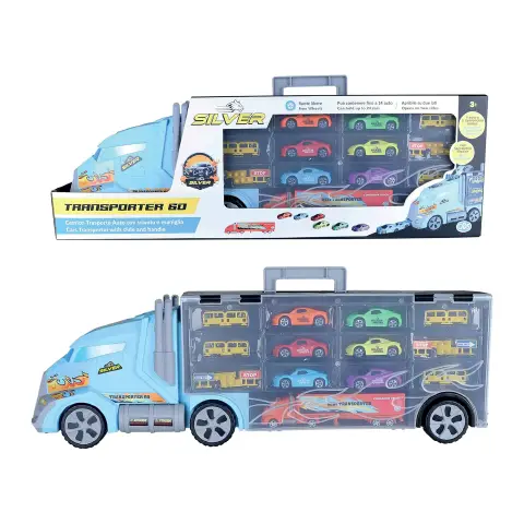 Silver Wheel Valigetta Camion 60 Cm E 6 Auto Incluse