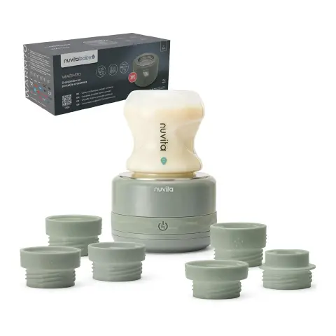 Nuvita 1166 Warm70 Scaldabiberon Portatile Senza Fili 70°C – USB