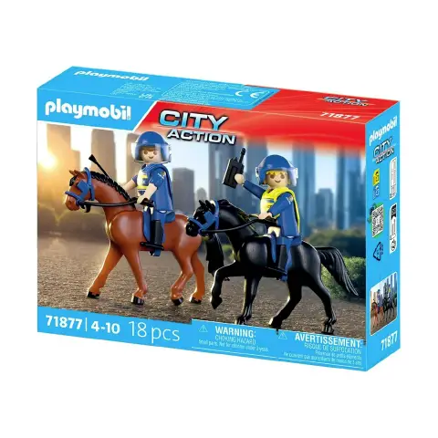 Poliziotti A Cavallo Playmobil City Action