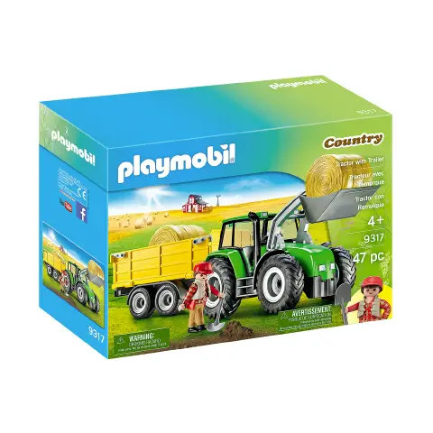 Trattore Con Cassone Playmobil Country