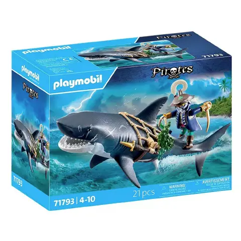 Pirata E Squalo Gigante Playmobil Pirates