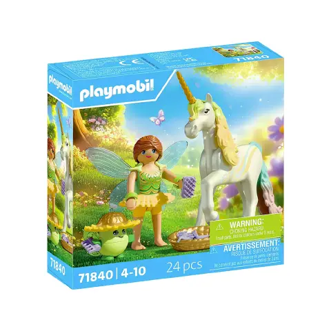 Unicorno Arcobaleno Con Fata Playmobil Magic Unicorns