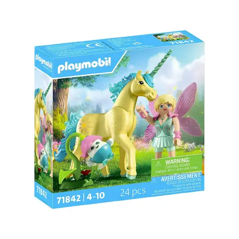 Unicorno Sole Con Fata Playmobil Magic Unicorns