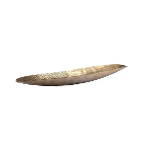 Vassoio Decorativo Natalizio 56x15,5  Dorato
