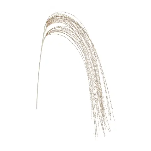 Ramo Capelli d’Angelo Decorazione Natalizia 130cm Champagne