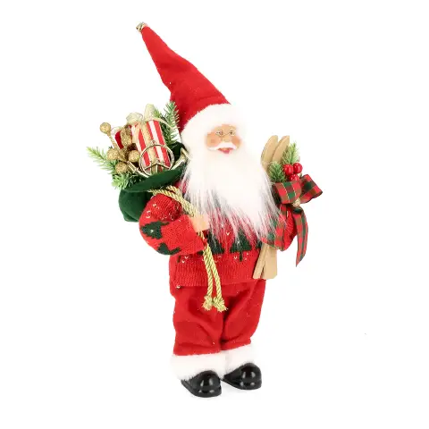 Babbo Natale Lorick Stand Small Rosso