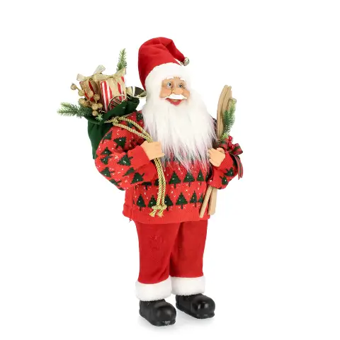 Babbo Natale Lorick Stand Rosso Large