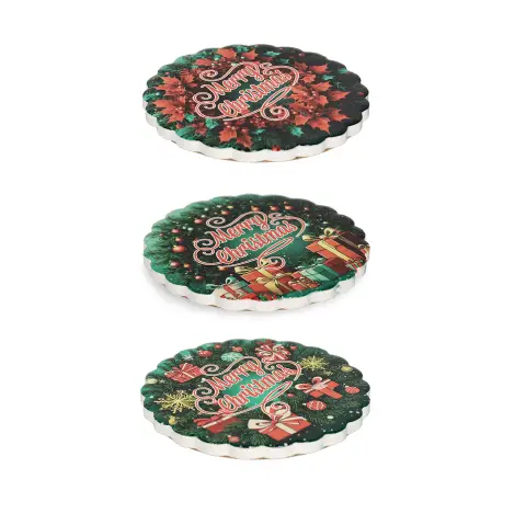 Sottobicchiere Natale Merry Xmas Gwen Bizzotto