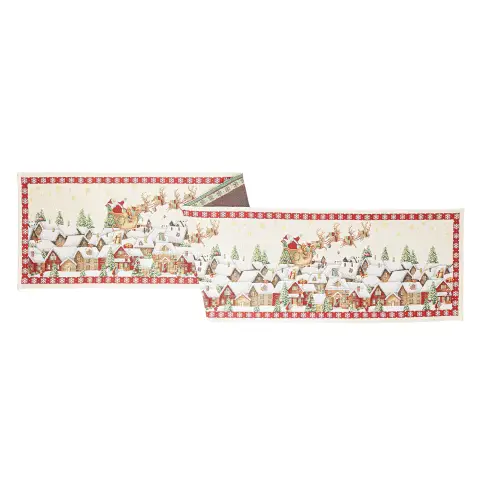 Runner Natalizio Lapland 183x33 Bianco