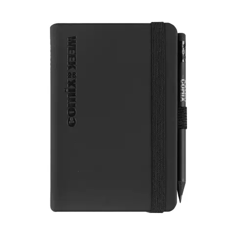 Agenda Comix 2026 Pocket Week Black – 12 Mesi Settimanale con Matita Inclusa