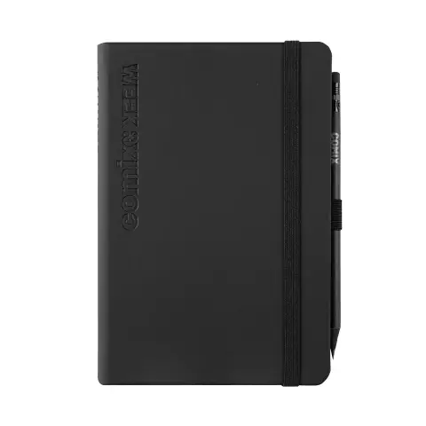 Agenda Comix 2026 Week Medium Black – 12 Mesi Settimanale con Matita Inclusa