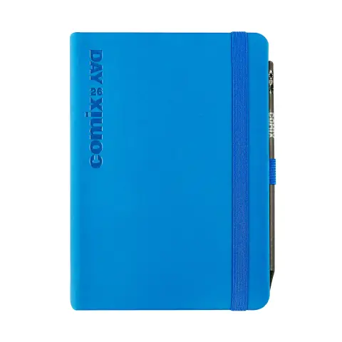 Agenda Comix 2026 Day Mini Blue – 12 Mesi Giornaliera con Matita Inclusa
