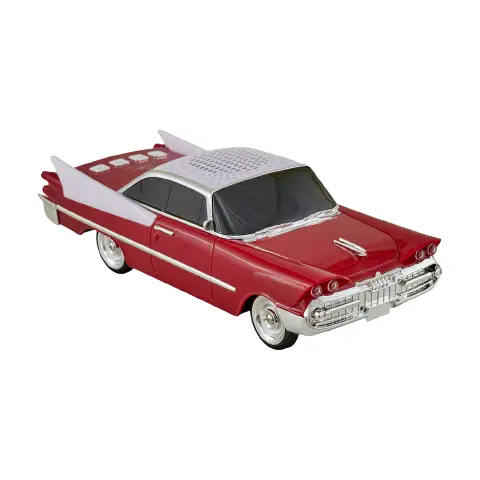 Vintage Red American Car Bluetooth Speaker with FM Radio