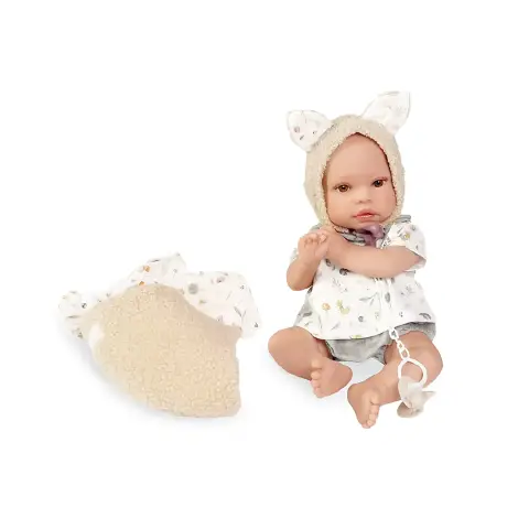 Bambola Newborn Erik Con Marsupio Portabebè