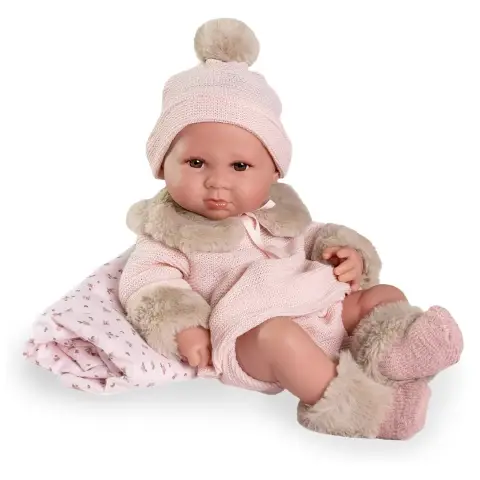 Bambola Newborn Luca Con Copertina