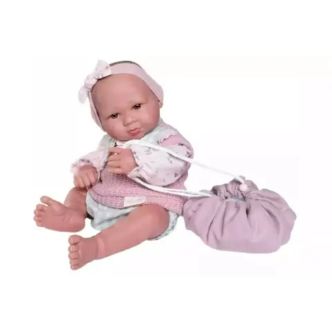 Bambola Sweet Reborn Luca Con Borsetta