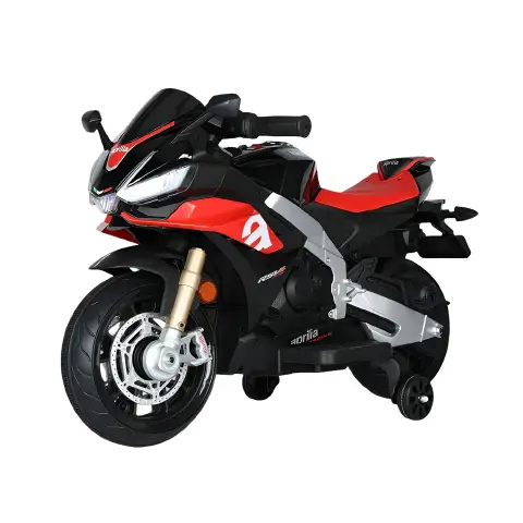 Moto Elettrica Bambini Aprilia RSV4 Small 12V Nero