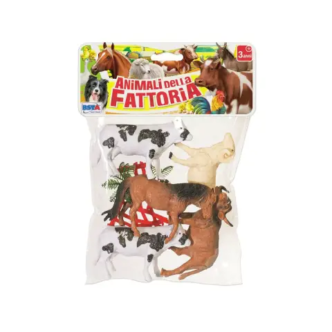Animali Fattoria 5 pezzi