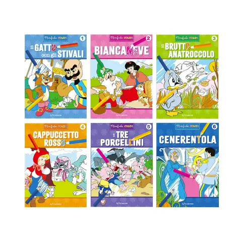 Libro Mini Fiabe Color 6 Titoli Assortiti